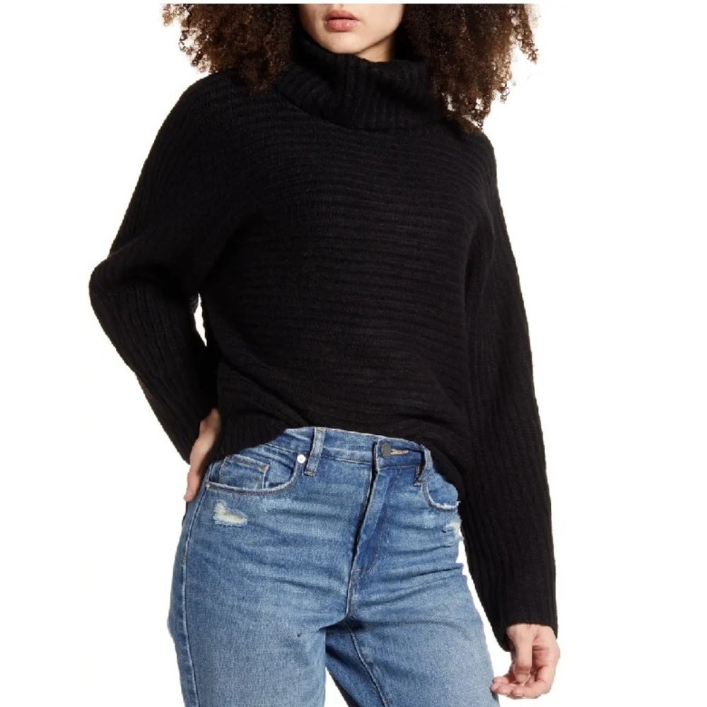 Leith Dolman Turtleneck Sweater